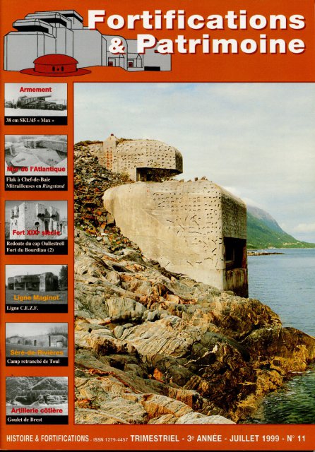 Fortifications et patrimoine N°11